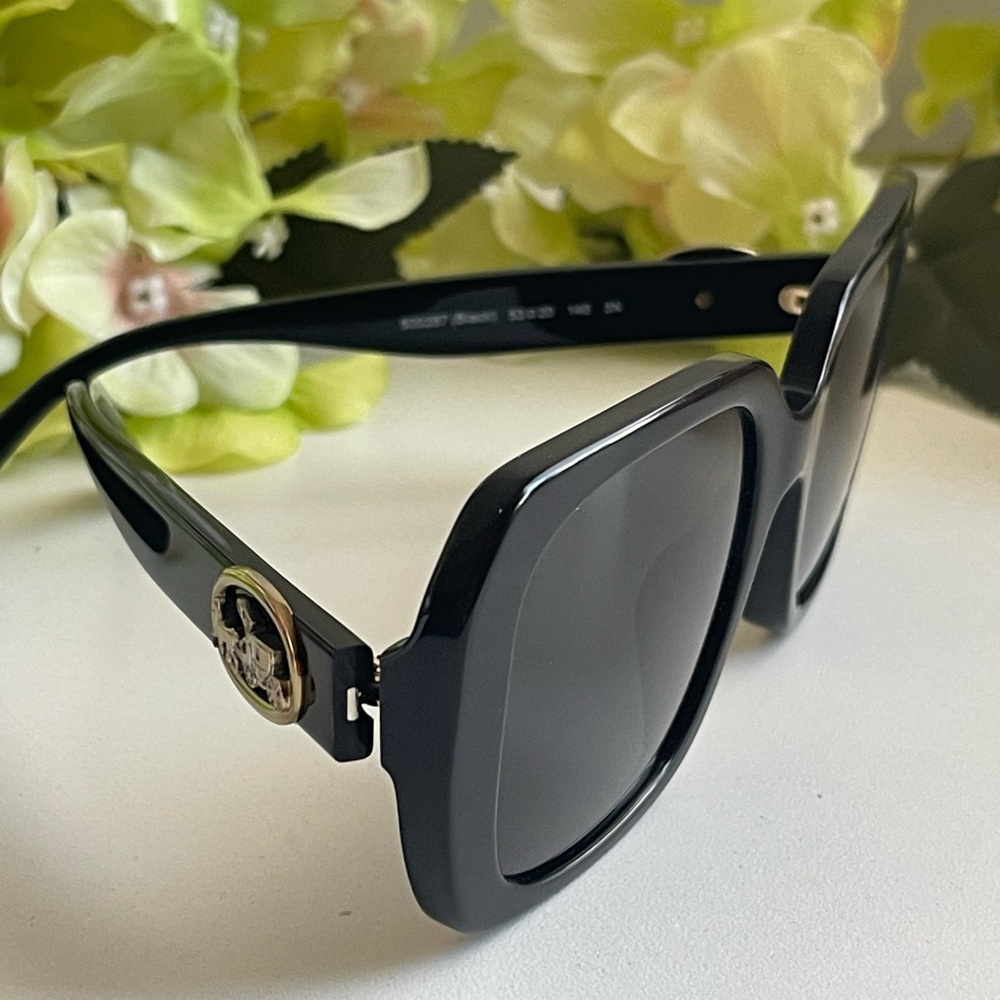Coach Black Rectangular Sunglasses NWT - image 5
